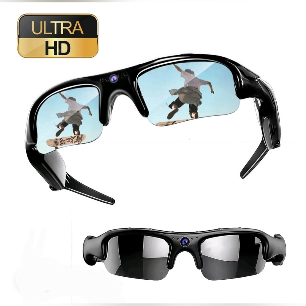 Smart Camera Glasses 1080P HD Wireless Android/IOS with Audio - Picture 2 of 6